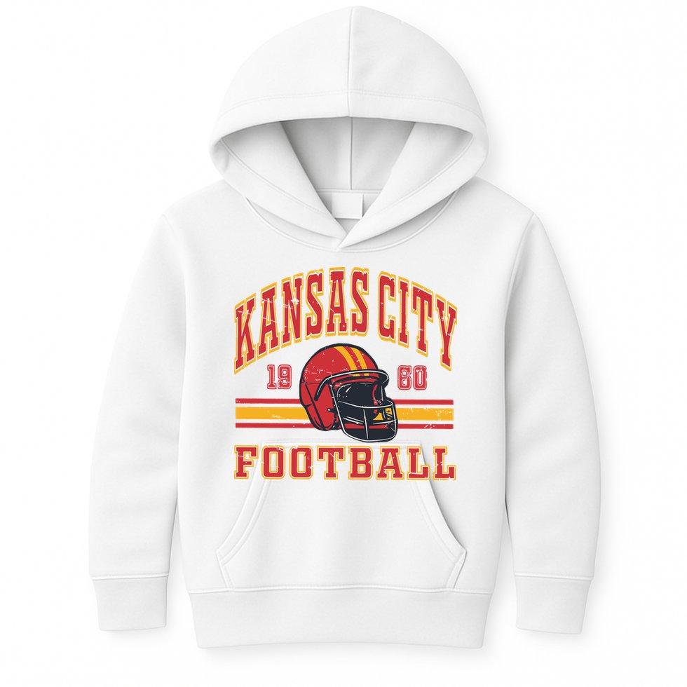 Kansas City Football Kids Hoodie