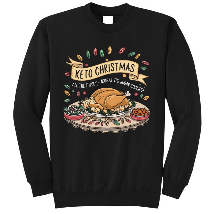 Keto Christmas Funny Low Carb Holiday Ketogenic Diet Gift Sweatshirt