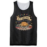 Keto Christmas Funny Low Carb Holiday Ketogenic Diet Gift Mesh Reversible Basketball Jersey Tank