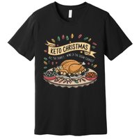 Keto Christmas Funny Low Carb Holiday Ketogenic Diet Gift Premium T-Shirt