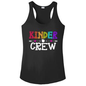 Kinder Crew Funny Kindergarten Teacher 1st Day Of School Ladies PosiCharge Competitor Racerback Tank