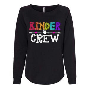 Kinder Crew Funny Kindergarten Teacher 1st Day Of School Womens California Wash Sweatshirt