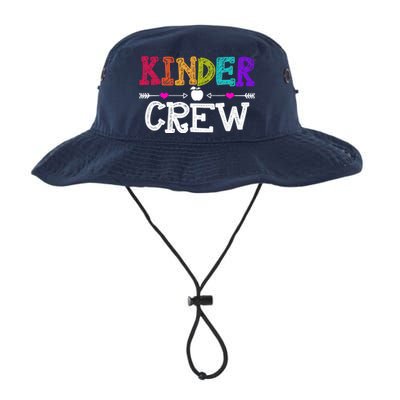 Kinder Crew Funny Kindergarten Teacher 1st Day Of School Legacy Cool Fit Booney Bucket Hat