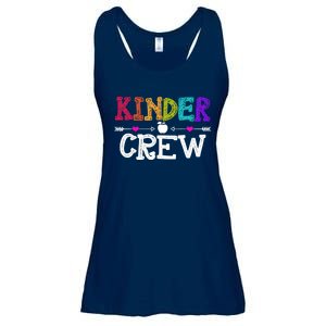 Kinder Crew Funny Kindergarten Teacher 1st Day Of School Ladies Essential Flowy Tank