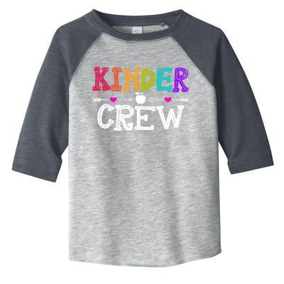 Kinder Crew Funny Kindergarten Teacher 1st Day Of School Toddler Fine Jersey T-Shirt