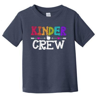 Kinder Crew Funny Kindergarten Teacher 1st Day Of School Toddler T-Shirt