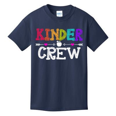 Kinder Crew Funny Kindergarten Teacher 1st Day Of School Kids T-Shirt