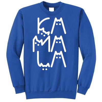 Kamala Cat Funny Text Harris Walz 2024 Sweatshirt