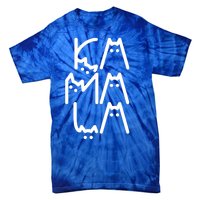 Kamala Cat Funny Text Harris Walz 2024 Tie-Dye T-Shirt