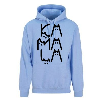 Kamala Cat Funny Text Harris Walz 2024 Unisex Surf Hoodie