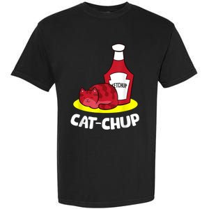 Ketchup CatChup Funny Ketchup Garment-Dyed Heavyweight T-Shirt