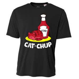 Ketchup CatChup Funny Ketchup Cooling Performance Crew T-Shirt