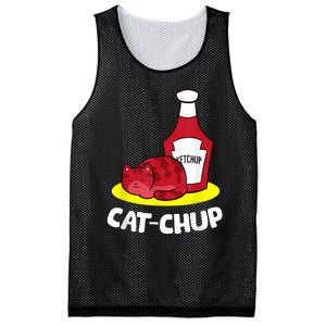 Ketchup CatChup Funny Ketchup Mesh Reversible Basketball Jersey Tank