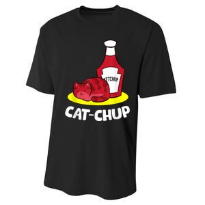 Ketchup CatChup Funny Ketchup Performance Sprint T-Shirt