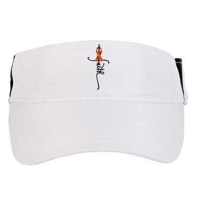 Kidney Cancer Faith Kidney Cancer Awareness Support Warrior Adult Drive Performance Visor