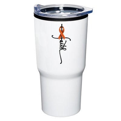 Kidney Cancer Faith Kidney Cancer Awareness Support Warrior Tumbler