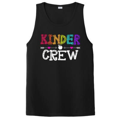 Kinder Crew Funny Kindergarten Teacher Last Day Of School PosiCharge Competitor Tank