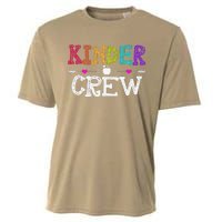 Kinder Crew Funny Kindergarten Teacher Last Day Of School Cooling Performance Crew T-Shirt