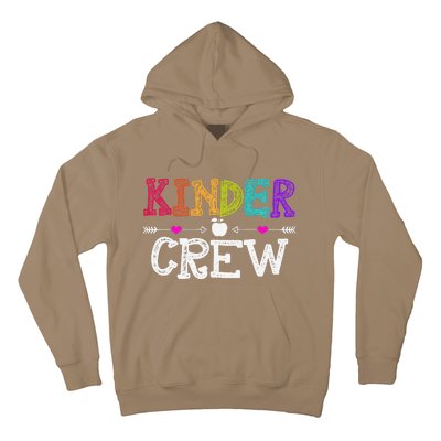 Kinder Crew Funny Kindergarten Teacher Last Day Of School Hoodie