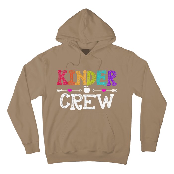 Kinder Crew Funny Kindergarten Teacher Last Day Of School Hoodie