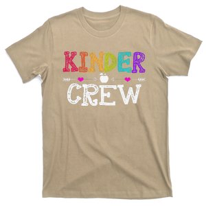 Kinder Crew Funny Kindergarten Teacher Last Day Of School T-Shirt