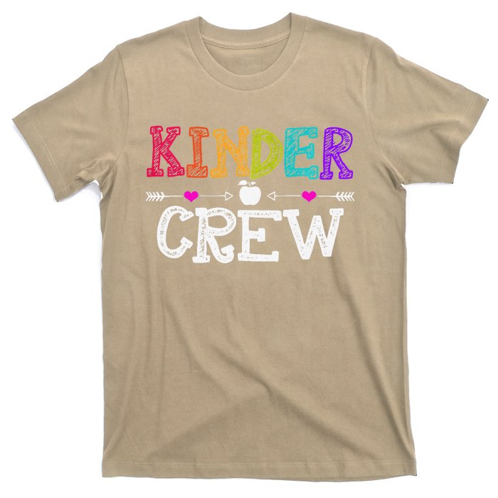 Kinder Crew Funny Kindergarten Teacher Last Day Of School T-Shirt