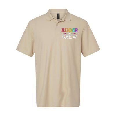 Kinder Crew Funny Kindergarten Teacher Last Day Of School Softstyle Adult Sport Polo