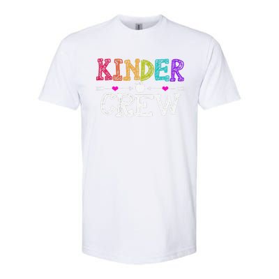 Kinder Crew Funny Kindergarten Teacher Last Day Of School Softstyle CVC T-Shirt