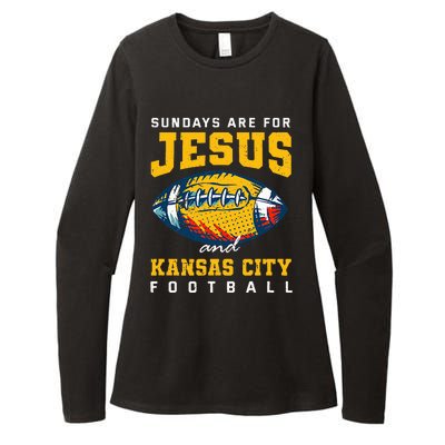 Kansas City Football Missouri Sundays A Game Day Womens CVC Long Sleeve Shirt