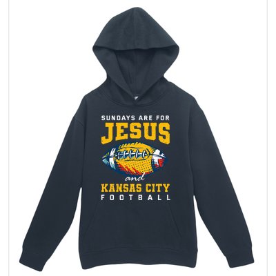 Kansas City Football Missouri Sundays A Game Day Urban Pullover Hoodie