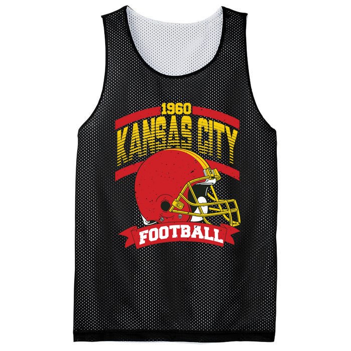 Kansas City Football Team Suppoter Mesh Reversible Basketball Jersey Tank