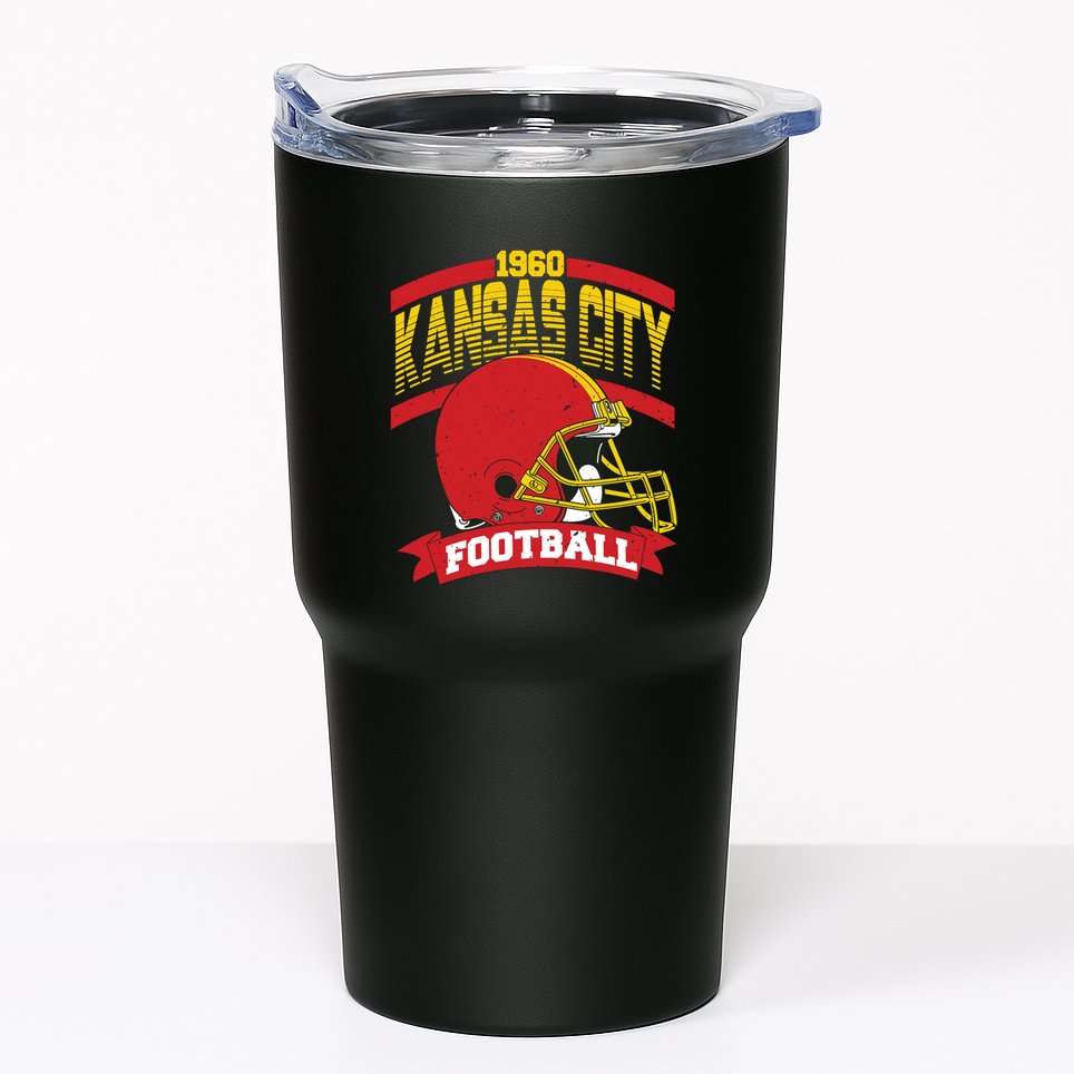 Kansas City Football Team Suppoter Tumbler