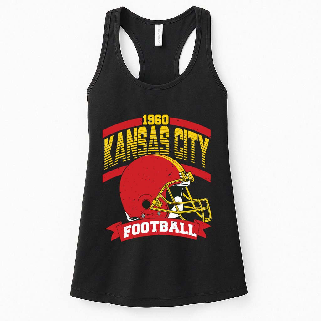 Kansas City Football Team Suppoter Womens Tank Top
