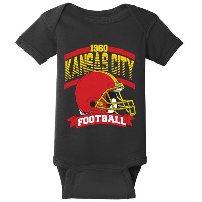 Kansas City Football Team Suppoter Baby Bodysuit