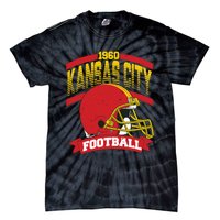 Kansas City Football Team Suppoter Tie-Dye T-Shirt