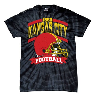 Kansas City Football Team Suppoter Tie-Dye T-Shirt