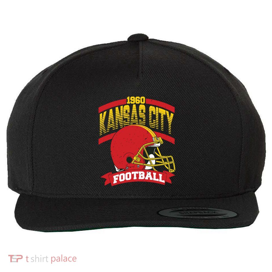 Kansas City Football Team Suppoter Wool Snapback Cap
