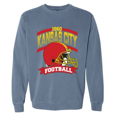 Kansas City Football Team Suppoter Garment-Dyed Sweatshirt