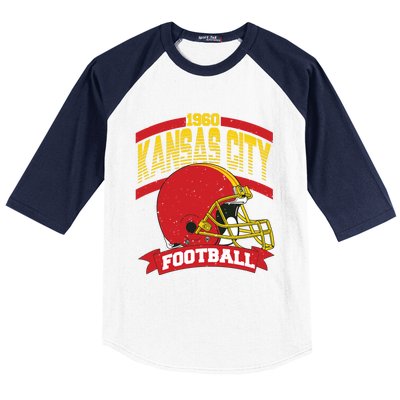 Kansas City Football Team Suppoter Baseball Sleeve Shirt