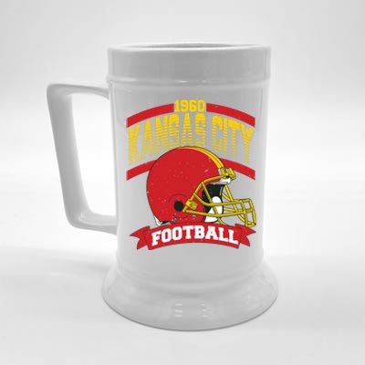 Kansas City Football Team Suppoter Beer Stein