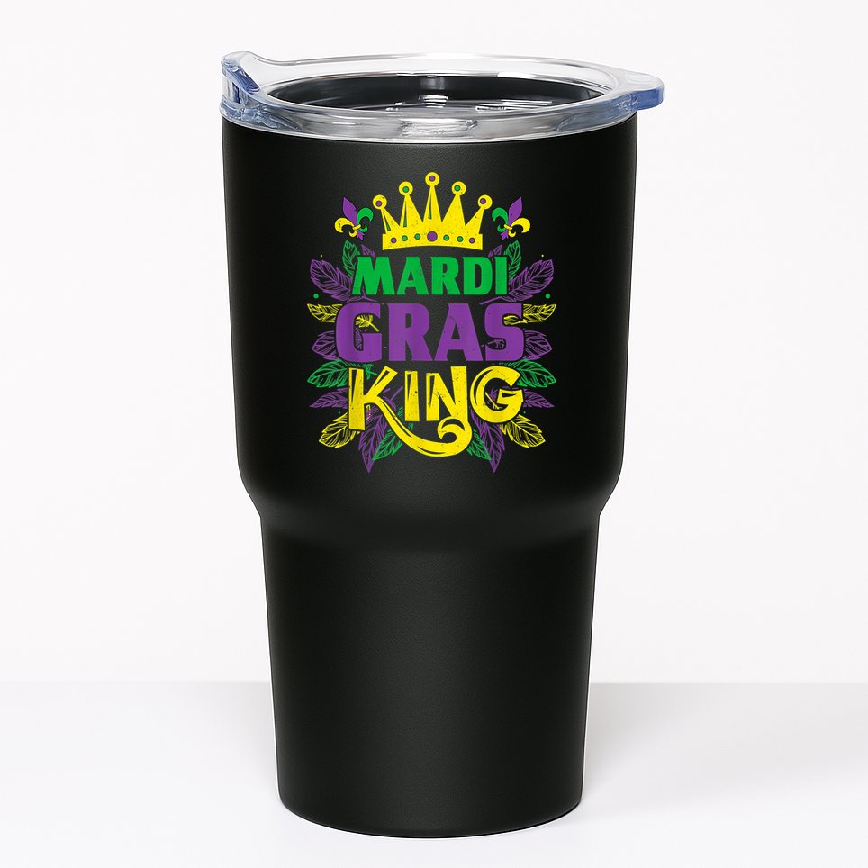King Costumes Funny Mardi Gras Carnival Tumbler