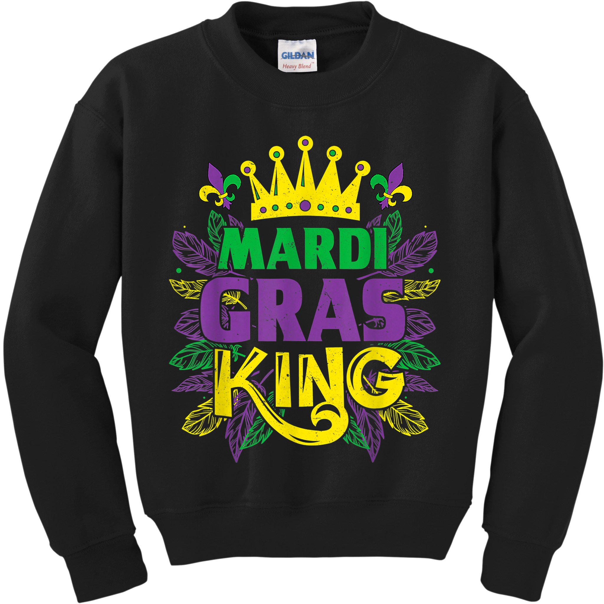 King Costumes Funny Mardi Gras Carnival Kids Sweatshirt