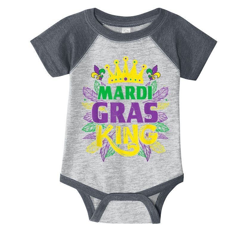 King Costumes Funny Mardi Gras Carnival Infant Baby Jersey Bodysuit