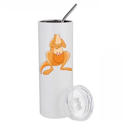 Kangaroo Costume For Halloween Kangaroo Animal Stainless Steel Tumbler