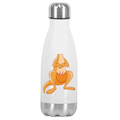 Kangaroo Costume For Halloween Kangaroo Animal Stainless Steel Insulated Water Bottle