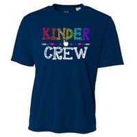 Kinder Crew Funny Kindergarten Teacher 1st Day Of School Cooling Performance Crew T-Shirt