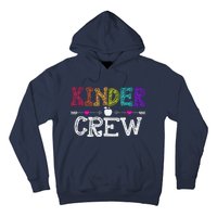 Kinder Crew Funny Kindergarten Teacher 1st Day Of School Hoodie