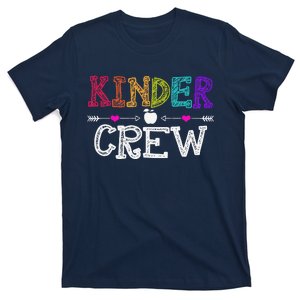 Kinder Crew Funny Kindergarten Teacher 1st Day Of School T-Shirt