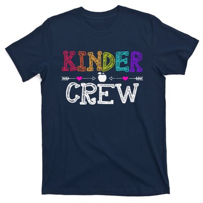 Kinder Crew Funny Kindergarten Teacher 1st Day Of School T-Shirt