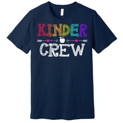 Kinder Crew Funny Kindergarten Teacher 1st Day Of School Premium T-Shirt